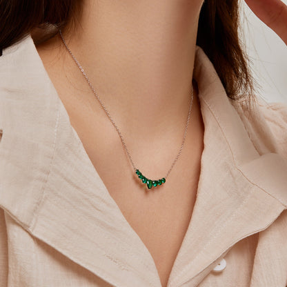 [Amore Jewels]Dainty Colorful Heart Necklace