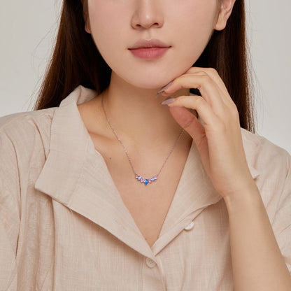 [Amore Jewels]Dainty Colorful Heart Necklace