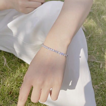 [Amore Jewels]Radiant Colorful Round Cut Party Bracelet