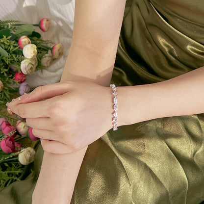 [Amore Jewels]Unique Exquisite Multi Cut Daily Bracelet