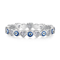 [Amore Jewels]Radiant Colorful Round Shape Daily Ring