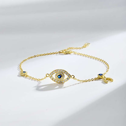 [Amore Jewels]Dainty Eye Shape Necklace