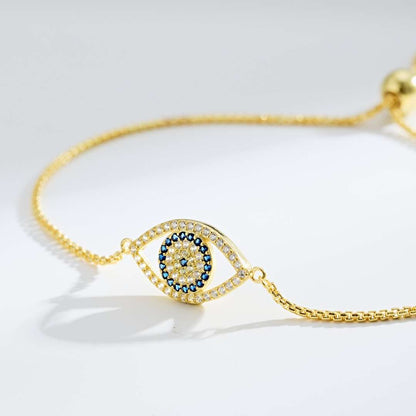 [Amore Jewels]Dazzling Eye Shape Necklace