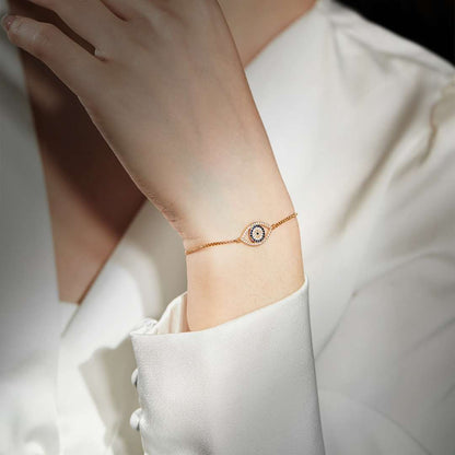 [Amore Jewels]Dazzling Eye Shape Necklace