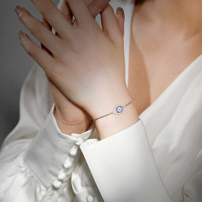 [Amore Jewels]Dazzling Eye Shape Necklace