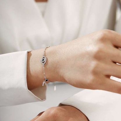 [Amore Jewels]Dainty Eye Shape Necklace