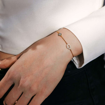 [Amore Jewels]Gost Shape & Round Shape Necklace