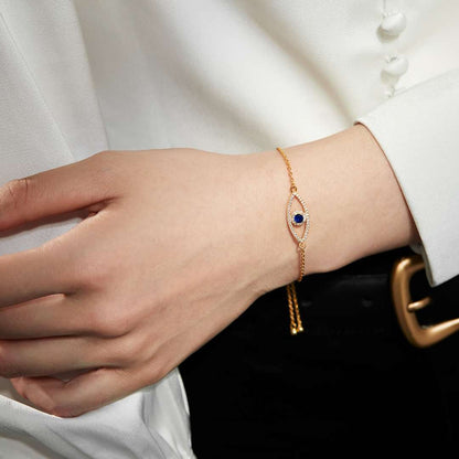 [Amore Jewels]Devil's Eye Hollow Design Bracelet