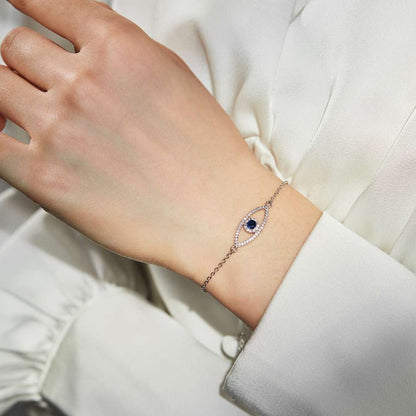 [Amore Jewels]Devil's Eye Hollow Design Bracelet