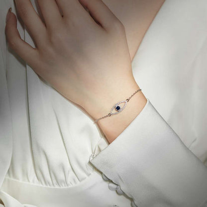 [Amore Jewels]Devil's Eye Hollow Design Bracelet
