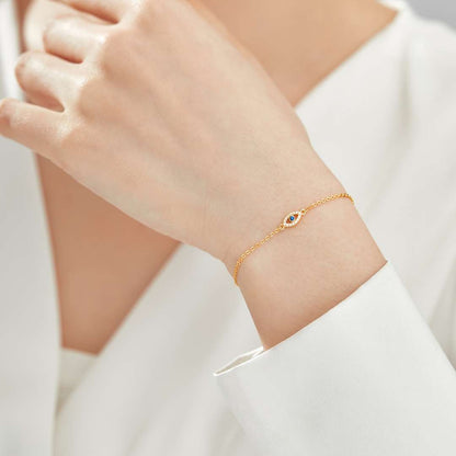 [Amore Jewels]Evil Eye Shape Necklace
