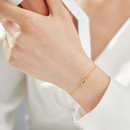 [Amore Jewels]Evil Eye Shape Necklace