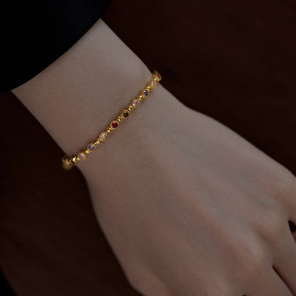 [Amore Jewels]Sparkling Exquisite Round Cut Party Bracelet