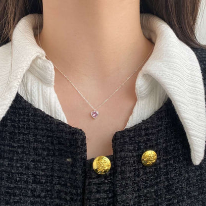 [Amore Jewels]Ornate Heart Shape Necklace
