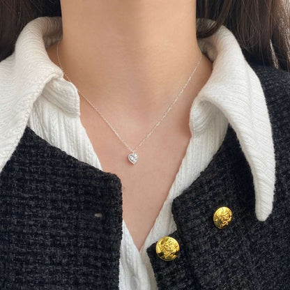 [Amore Jewels]Ornate Heart Shape Necklace