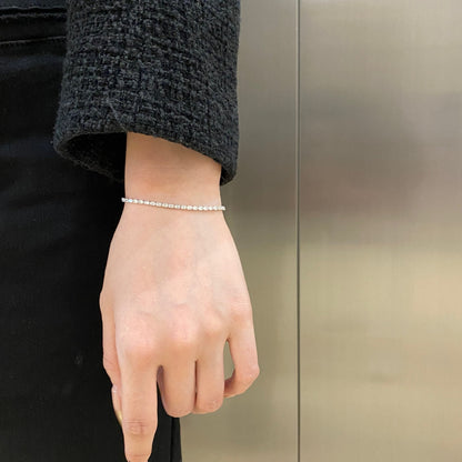 [Amore Jewels]Elegant Emerald Cut Daily Bracelet
