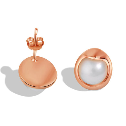 [Amore Jewels]Dainty Bread Pearl Earrings