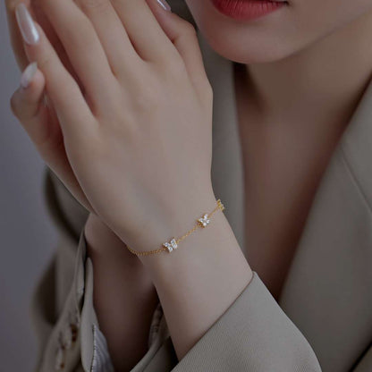 [Amore Jewels]Radiant Butterfly Shape Necklace