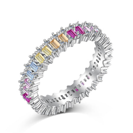 [Amore Jewels]Splashy Ornate Emerald Cut Cocktail Ring