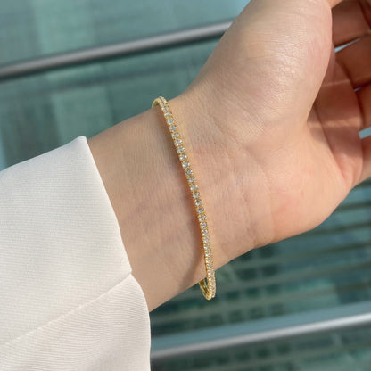 [Amore Jewels]Radiant Colorful Round Cut Party Bracelet