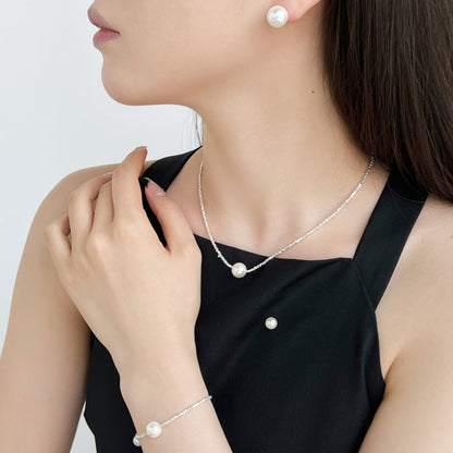 [Amore Jewels]Delicate Pearl Earrings