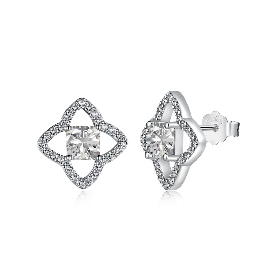 [Amore Jewels]Elegant Star Shape Princess Cut Daily Earrings
