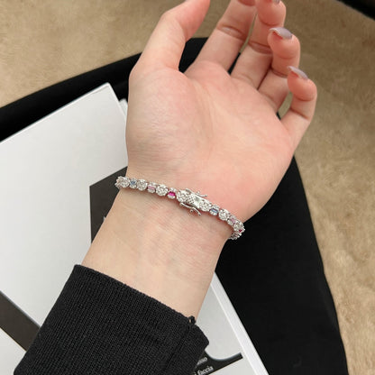 [Amore Jewels]Dazzling Radiant Multi Cut Daily Bracelet