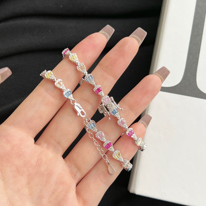 [Amore Jewels]Radiant Water Drop Shape Daily Bracelet