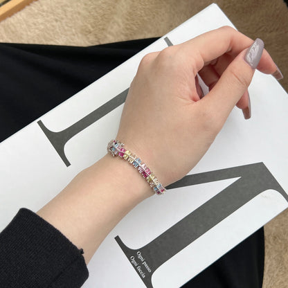 [Amore Jewels]Sparkling Exquisite Multi Cut Party Bracelet