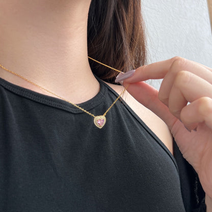 [Amore Jewels]Exquisite Heart Shape Necklace