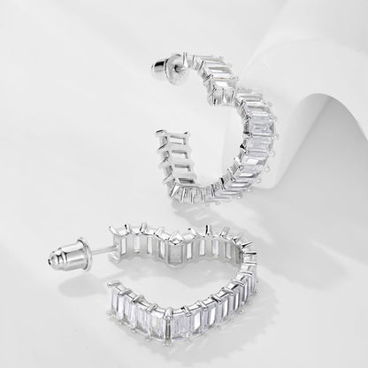 [Amore Jewels]Radiant Heart Cutout Earrings