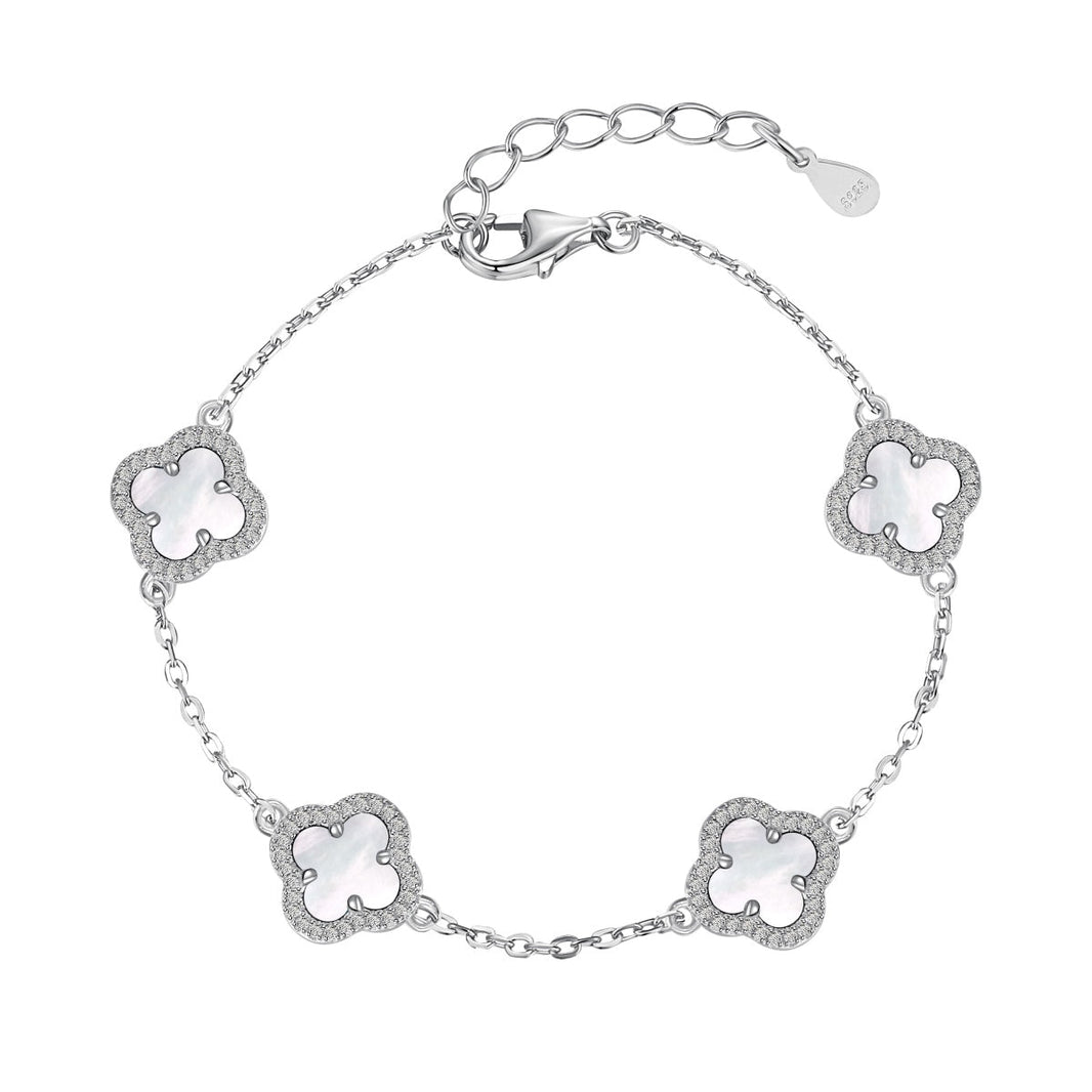 [Amore Jewels]Four-Leaf Clover Exquisite Bracelet
