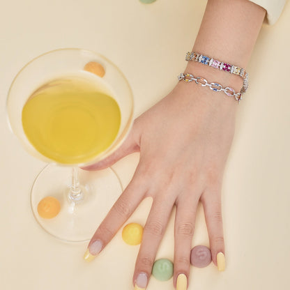 [Amore Jewels]Dazzling Colorful Daily Bracelet