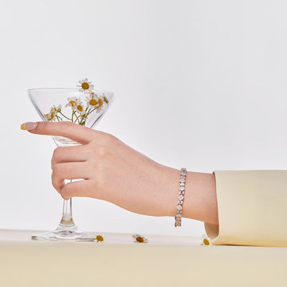 [Amore Jewels]Dazzling Radiant Multi Cut Daily Bracelet