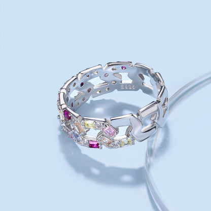 [Amore Jewels]Sparkling Vibrant Emerald Cut Daily Ring