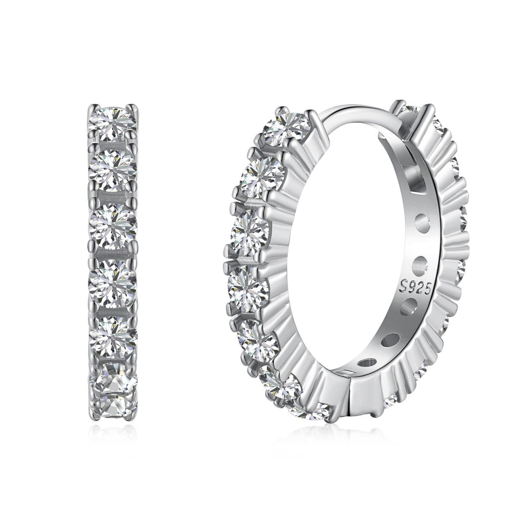 [Amore Jewels]Radiant Colorful Round Cut Earrings