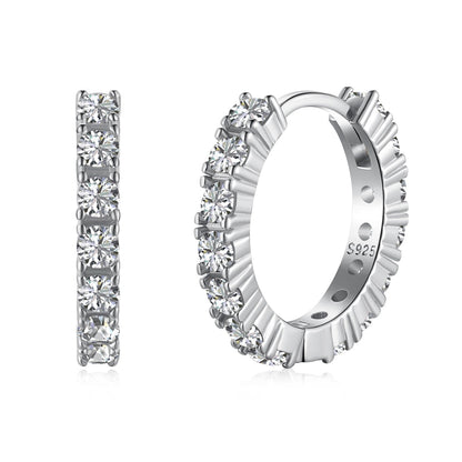 [Amore Jewels]Radiant Colorful Round Cut Earrings