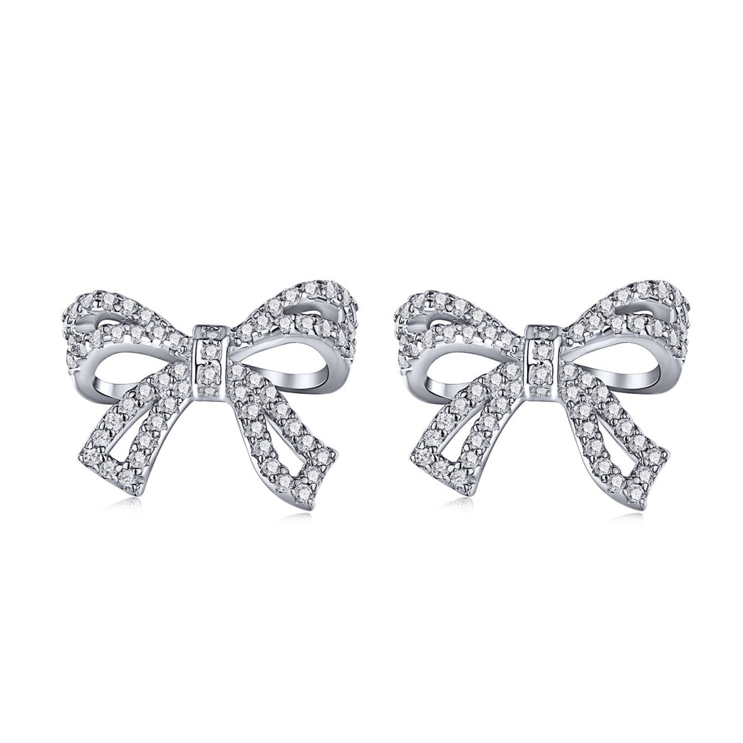 [Amore Jewels]Dainty Bow Shape Earrings