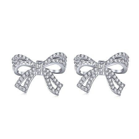 [Amore Jewels]Dainty Bow Shape Earrings