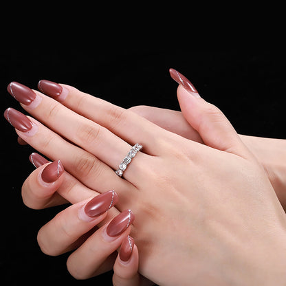 [Amore Jewels]Eternity Round Cut Tennis Ring