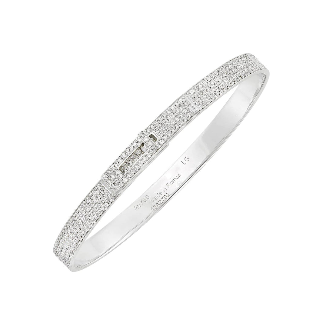 [Amore Jewels]HM KELLY BRACELET IN SILVER AND FULL PAVE DIAMOND