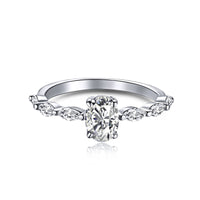 [Amore Jewels]0.75 Carat Luxurious Vibrant Elongated Cushion Cut Daily Ring