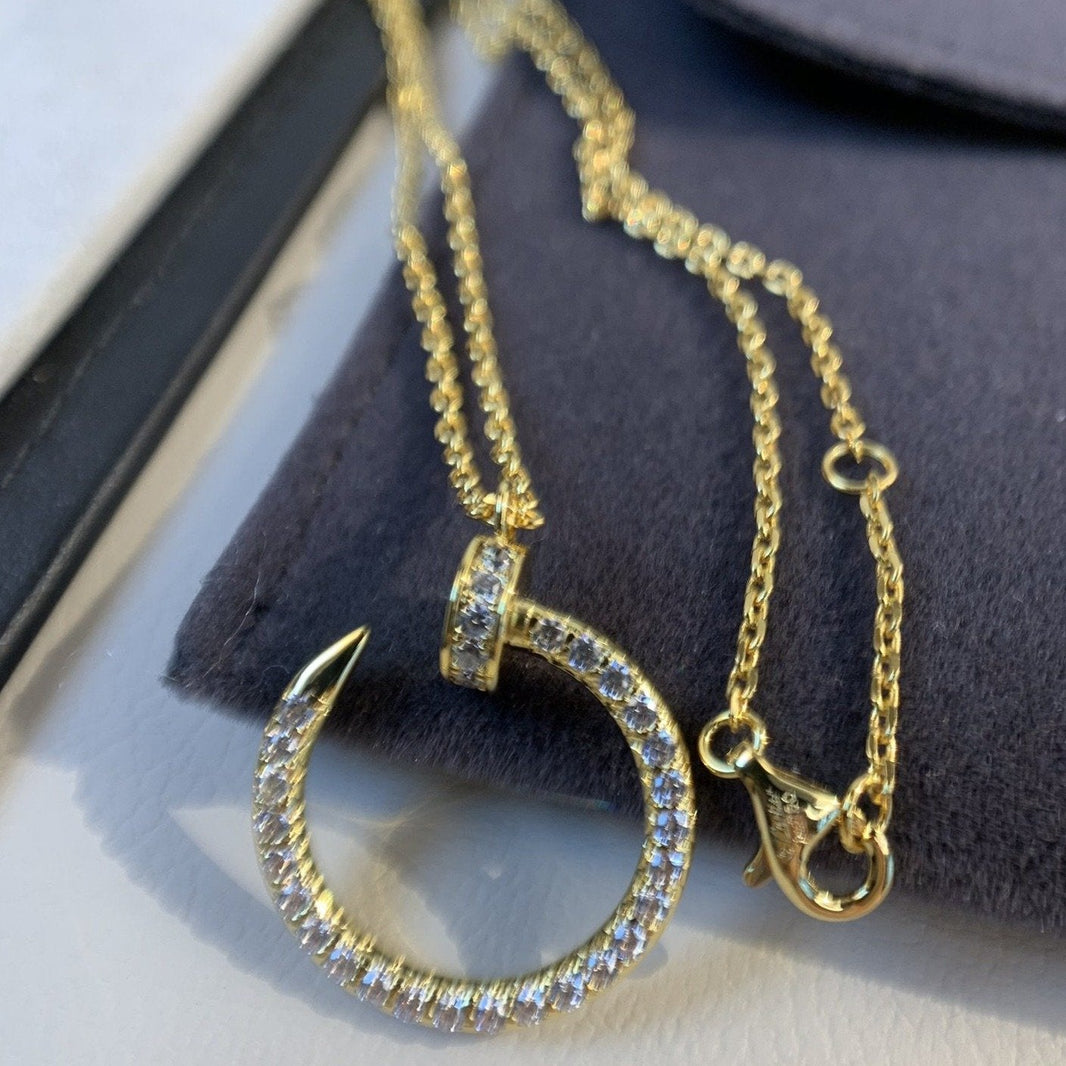 [Amore Jewels]JUSTE NECKLACE GOLD DIAMONDS