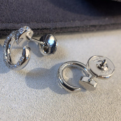 [Amore Jewels]JUSTE EARRINGS SILVER DIAMONDS