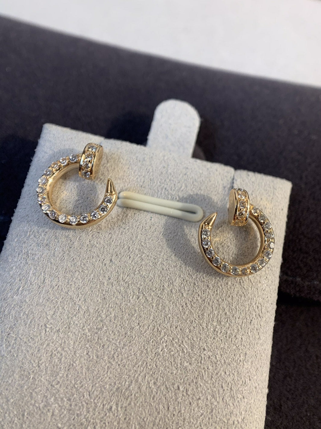 [Amore Jewels]JUSTE EARRINGS GOLD DIAMONDS