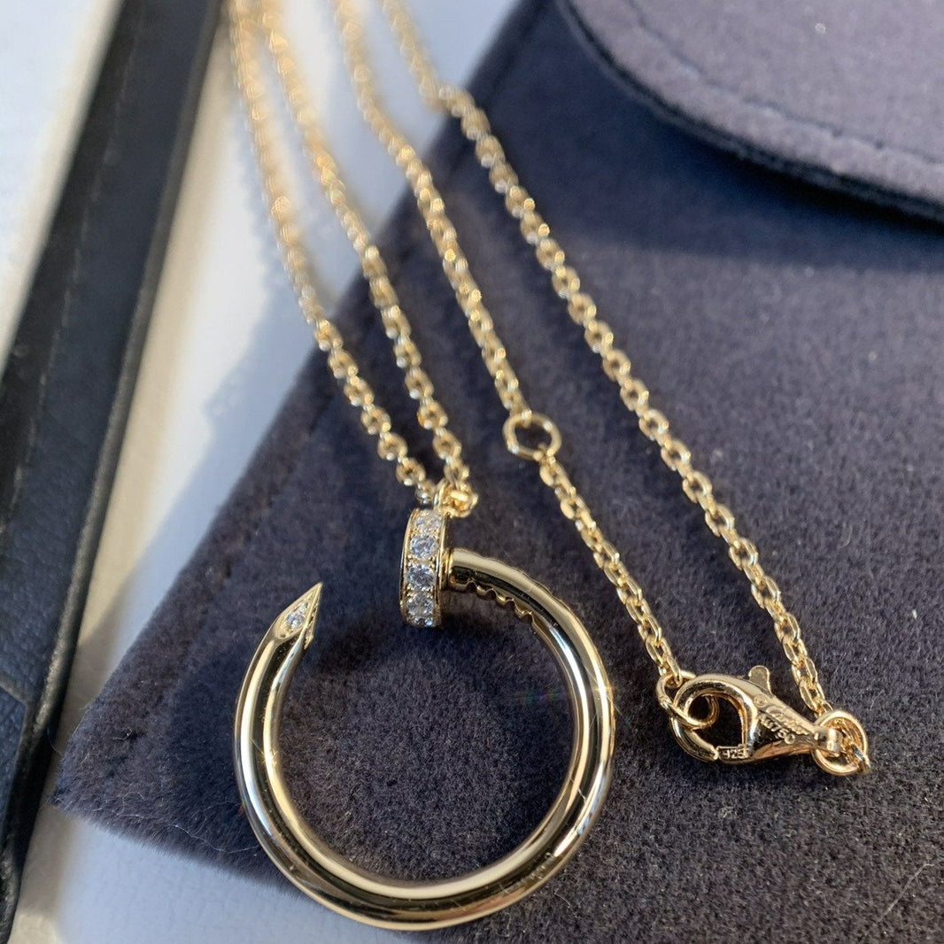 [Amore Jewels]JUSTE NECKLACE PINK GOLD