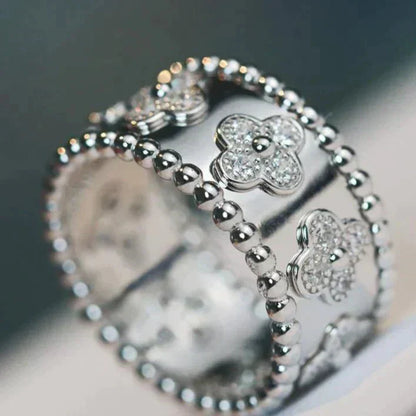 [Amore Jewels]CLOVER KALEIDOSCOPE RING 10MM
