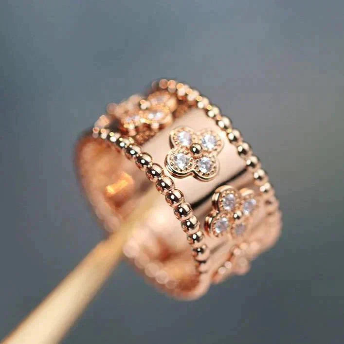 [Amore Jewels]CLOVER KALEIDOSCOPE RING 10MM