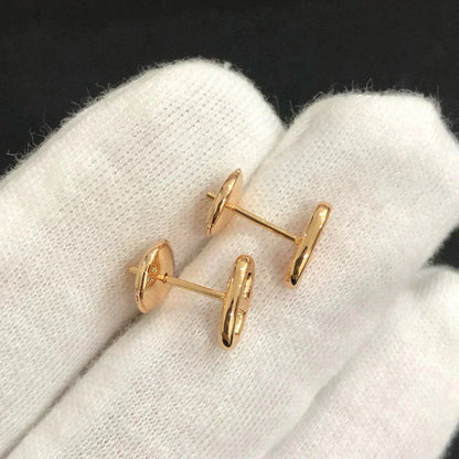 [Amore Jewels]CHAINE SMALL EARRINGS GOLD AND SILVER
