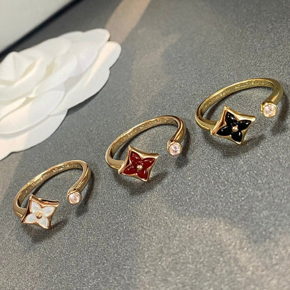 [Amore Jewels]STAR 1 DIAMOND OPEN RING